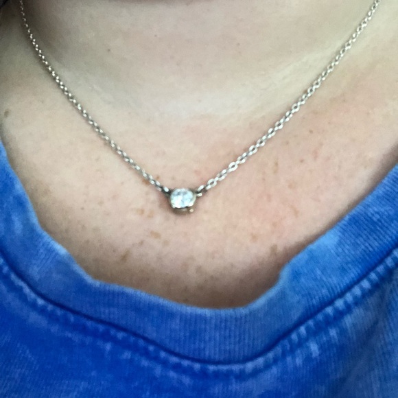 3/4 Carat Diamond Necklace. - Picture 1 of 2